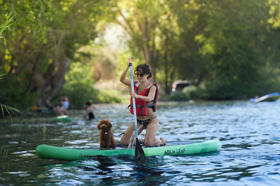 SUPDOG al lago in tandem